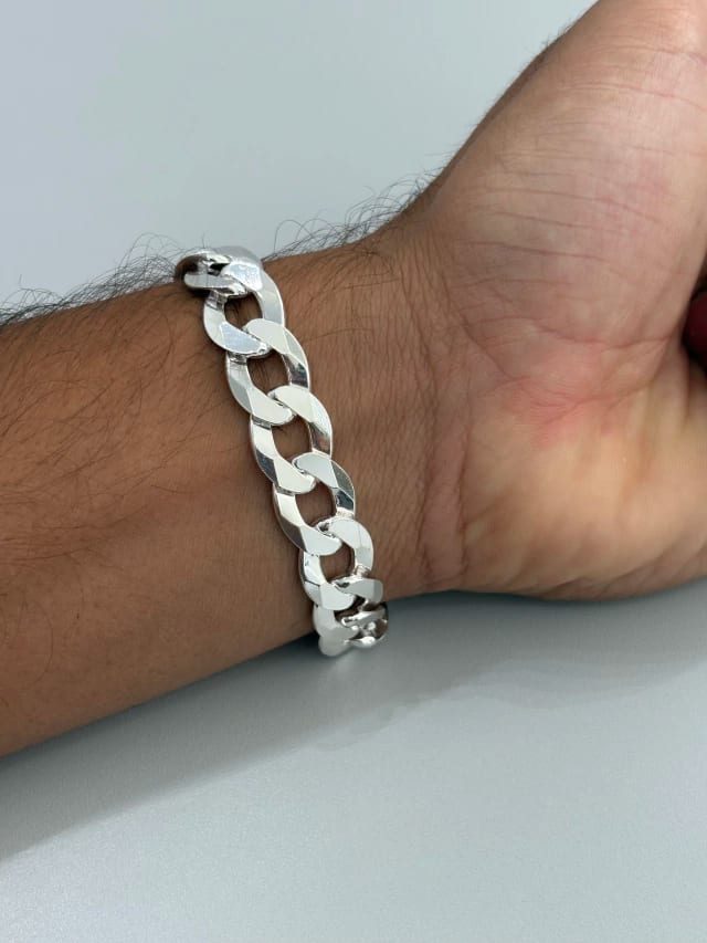 Pulseira italiana grume 14mm FIO COMUM