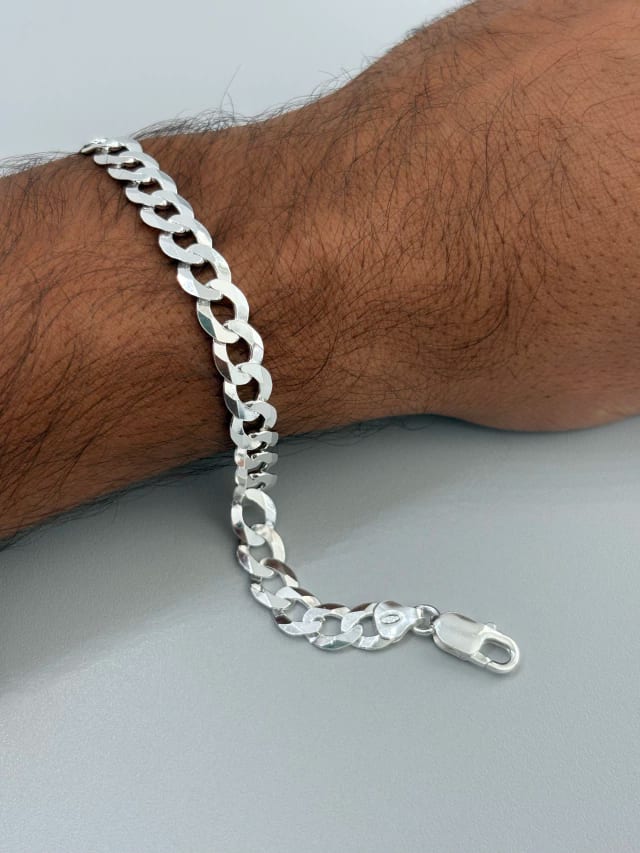 Pulseira italiana grume 8mm FIO COMUM