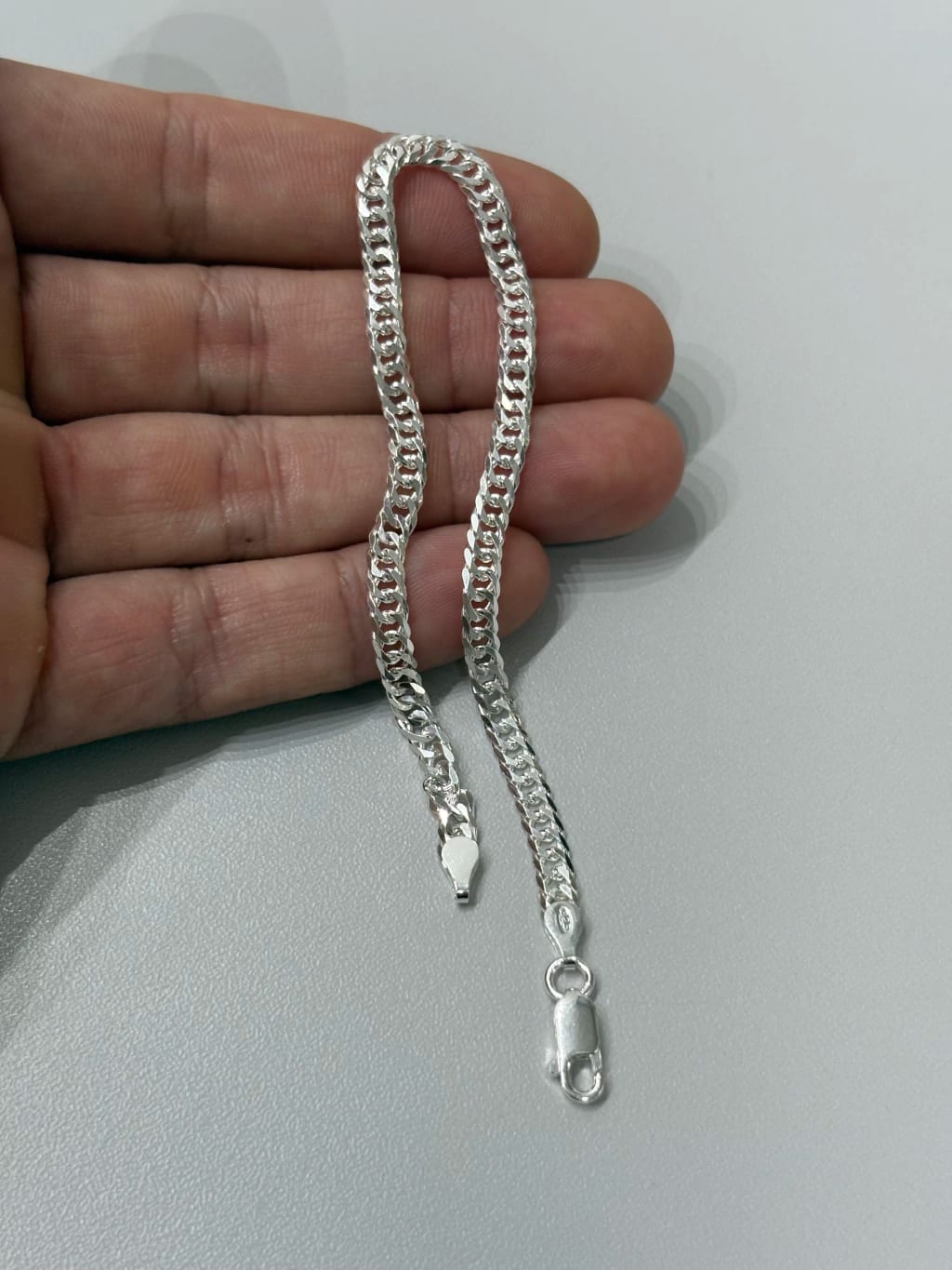 Pulseira Italiana grume duplo 4.5mm E1