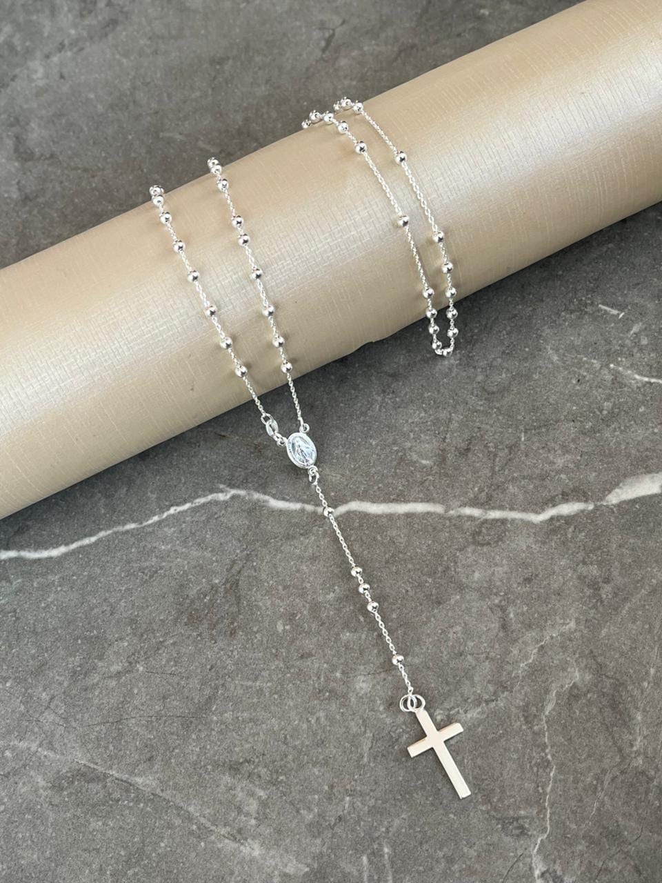 Terço nossa senhora das graças cartier 60cm LH